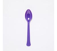 Amscan 9915409-213 - Purple Eco-Friendly Re-usable Dishwasher Safe Plastic Party Spoons - 24 Pack
