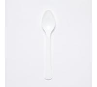 Amscan 9915409-217 - White Eco-Friendly Re-usable Dishwasher Safe Plastic Party Spoons - 24 Pack
