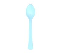 Amscan 9915409-218 - Clear Sky Blue Eco-Friendly Dishwasher Safe Spoons - 24 Pack