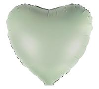 amscan 9915470 Silk Lustre Eucalyp heart foil
