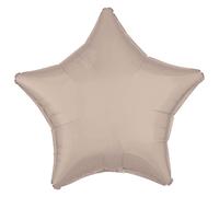 amscan 9915472 Silk Lustre latte star foil