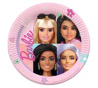 Amscan 9915482-66 - Barbie Sweet Life Kids Birthday Party Paper Plates - 8 Pack