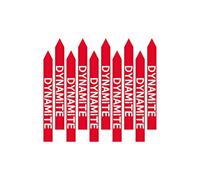 Amscan 9915533 - TNT Pixel Gamers Kids Birthday Party Dynamite Cake Candles - 10 Pack