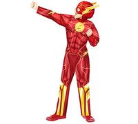 amscan 9915758 - Kids Official Warner Bros the Flash Movie Boys Fancy Dress Costume Age: 6-8 Yrs