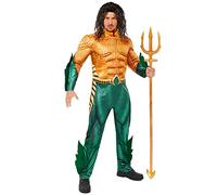 amscan 9915777 - Men's Official Aquaman Movie Adults Fancy Dress Costume Size: Medium, Green