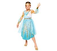 Amscan 9916089 Girls Curriculum Venus Goddess Deluxe Historical Costume, Blue, 6-8 Years