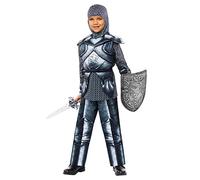 Amscan 9916121 Boys Curriculum Classic Knight Deluxe Historical Costume, Grey, 6-8 Years