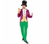 amscan 9916194 - Men's Official Roald Dahl Willy Wonka Adults World Book Day Costume Size: Large