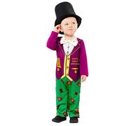 Willy Wonka Toddler Dress-Up Costume - Roald Dahl Book Day - Boys Kids
