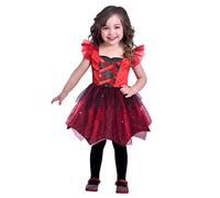 Amscan 9916631 - Girls Halloween Little Devil Cutie Kids Fancy Dress Costume Age: 3-4 Yrs
