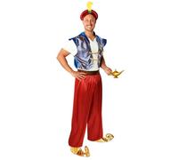 amscan 9916789 - Adults World Book Day Aladdin Men's Fancy Dress Costume with Headpiece Size: Large