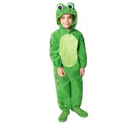 amscan 9916865 - Kids World Book Day Frog Hooded Onesie Fancy Dress Costume Age: 6-8 Yrs