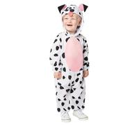 amscan 9916877 - Kids World Book Day Dalmatian Junior Jumpsuit with Hood Fancy Dress Costume Age: 2-3 Yrs