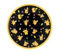 Amscan 9917105-66 - Pokémon Kids Birthday Party Paper Dessert Plates - 8 Pack