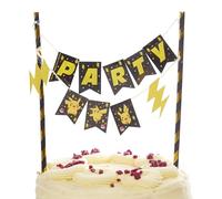 Amscan 9917118 - Pokémon Kids Birthday Party Cake Topper With Bunting