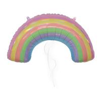 Amscan 9917268 - Iridescent Pastel Rainbow Large Shape Foil Balloon - 33" x 19"
