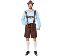amscan 9917556 - Men's Oktoberfest Bavarian Man Fancy Dress Costume Size: Standard