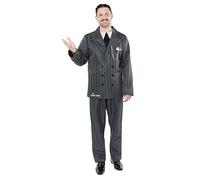 amscan 9917642 - Men's Official Gomez Addams Halloween Fancy Dress Costume Size: X-Large