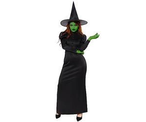Amscan 9917846 - Women's Halloween Wicked Witch Fancy Dress Costume Size: 12-14