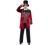 amscan 9917909 - Adults Midnight Vampire Gent Fancy Dress Gothic Halloween Costume Mens Outfit