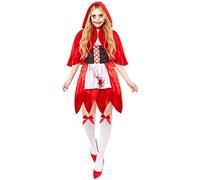 Halloween Little Dead Riding Hood Costume, One Colour, Size 8-10, Women One Colour