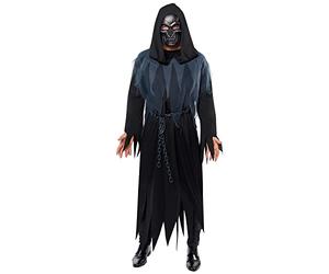 amscan 9917947 Adult Mens Grim Reaper Costume Fancy Dress Costume (Chest size: 42")