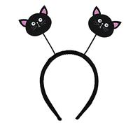amscan 9918071 Amscan 9918071 - Kids Halloween Black Cat Head Boppers Headband