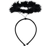 amscan 9918073 Angel Halo Headband (Black) Fancy Dress Accessory