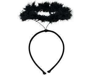 amscan 9918073 Angel Halo Headband (Black) Fancy Dress Accessory