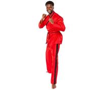 amscan 9918496 - Men's Official Cobra Kai Eagle Fang Adults Fancy Dress Costume Size: X- Large