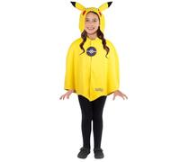 amscan 9918498 - Unisex Kids Official Pokémon Pikachu Cape Fancy Dress Costume Age: 8-12 Yrs