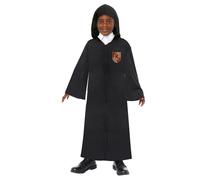 amscan 9918716 - Officially Licensed Harry Potter Hogwarts Robe with 4x Velcro Crest Badges Kids Fancy Dress Costume Age: 10-14 Yrs
