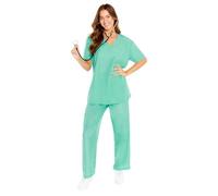amscan 9919038 Adults Doctor Scrubs Fancy Dress Costume (Chest Size: 38")