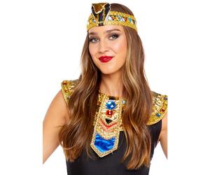 amscan 9919142 - Women's Cleopatra Headband Adults Egyptian Fancy Dress Costume Accessory - One Size