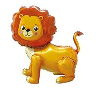 Amscan 9919168 - Air Fill 3D Lion Shape Kids Birthday Party Foil Balloon - 54cm