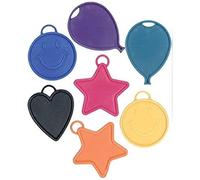Amscan 993807 Assorted Color Balloon Weights Party Accessory-1 Pc, Multi-Coloured