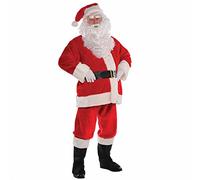 amscan 997146 Adults Mens Plush Father Christmas Santa Suit Fancy Dress Costume Size Small