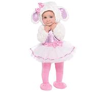 amscan 997540 Childs Little Lamb Fancy Dress Costume (6-12 Months), White