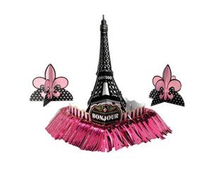 Amscan A Day In Paris Bridal Shower Decorating Kit Black/pink (One Size)