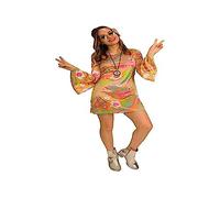 amscan Adult 60s Groovy Baby Fancy Dress Hippie Costume Outfit