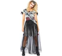 amscan 9914872 - Women's Prombie Queen Adults Halloween Fancy Dress Costume Size: 8-10