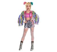 Amscan Adult Womens Official Warner Bros DC Comics Licensed Harley Quinn Birds of Prey Fancy Dress Costume