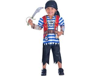 Amscan Ahoy Matey Muscle Chest Pirate Boy's Fancy Dress Costume