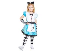 amscan 9901799 - Girls Classic Alice in Wonderland World Book Day Fancy Dress Costume Age: 6-8 Yrs