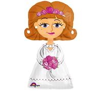 Amscan Anagram 1426901 - Wedding Bride Foil AirWalker Balloon - 50 Inch