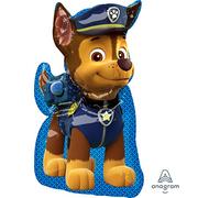 amscan Anagram 3449501 - Paw Patrol Chase Foil Super Shape Balloon - Various, 23"
