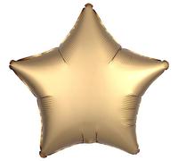 Amscan Anagram 3680401 - Satin Luxe Gold Sateen Star Foil Balloon - 18 Inch
