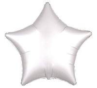 Amscan Anagram 3859101 - Satin Luxe White Foil Star Balloon - 18"