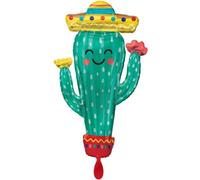 Amscan Anagram 3922601 - Fiesta Cactus SuperShape Foil Balloon - 38"