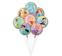 Amscan Anagram 3980801 - Disney Princess Foil Balloon Bouquet
